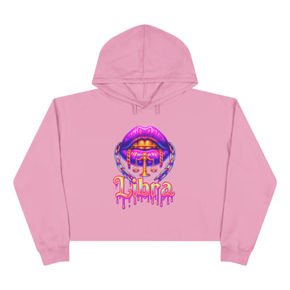Libra Crop Hoodie | Astrology Fashion, Trendy Outerwear, Zodiac Gift, Comfortable Style, Horoscope Apparel