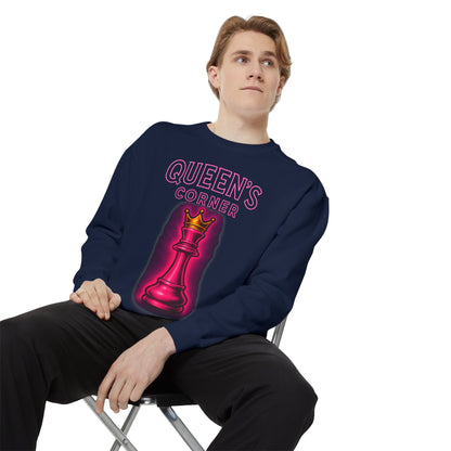 Sweatshirt - Queen's Corner Women Empowerment Chess Piece Design