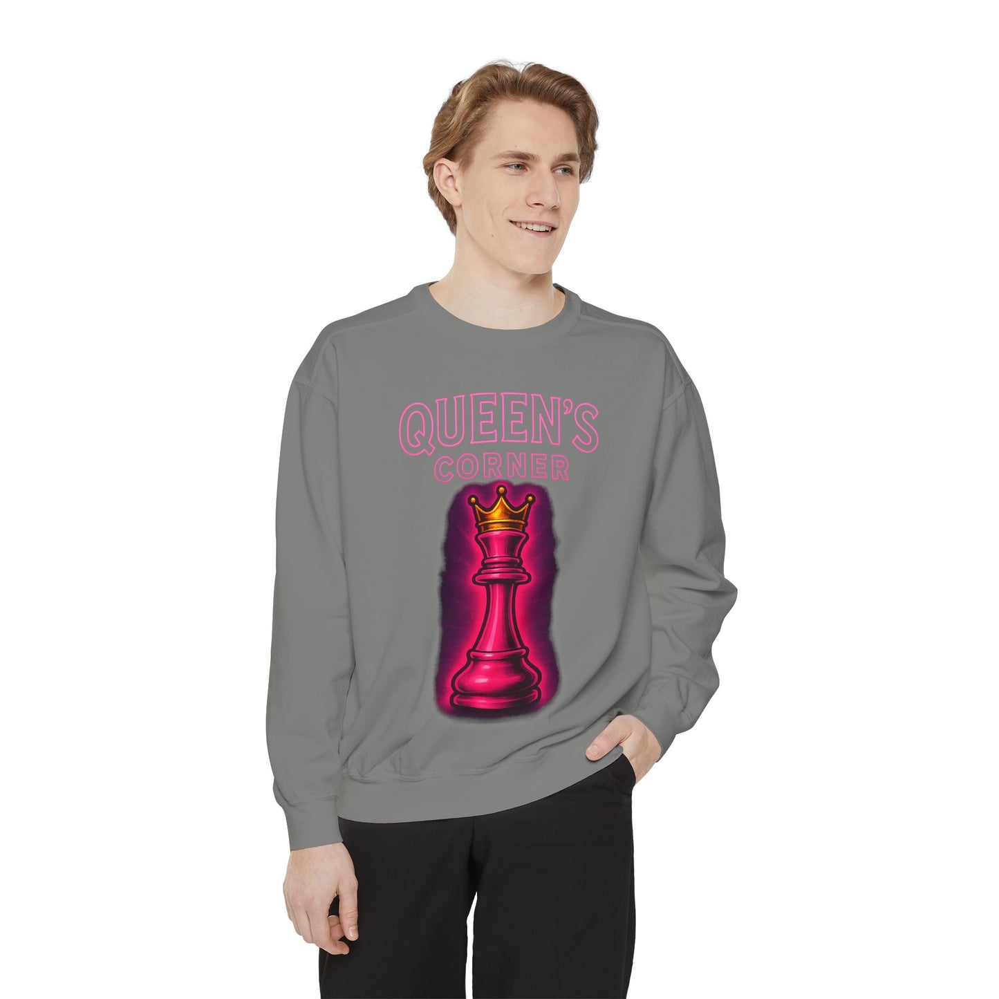 Sweatshirt - Queen's Corner Women Empowerment Chess Piece Design