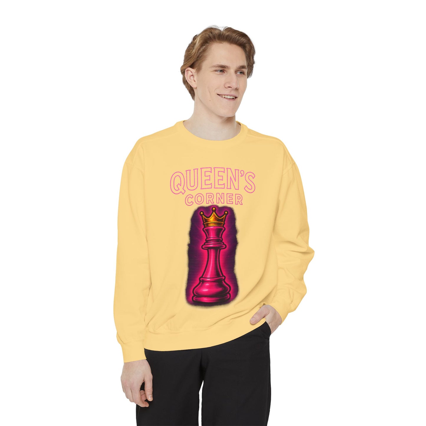 Sweatshirt - Queen's Corner Women Empowerment Chess Piece Design