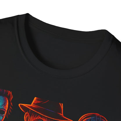 Trick or Tweet Unisex Softstyle T-Shirt, Halloween Tee, Funny Graphic Shirt, Costume Party Shirt, Fall Apparel, Spooky Style