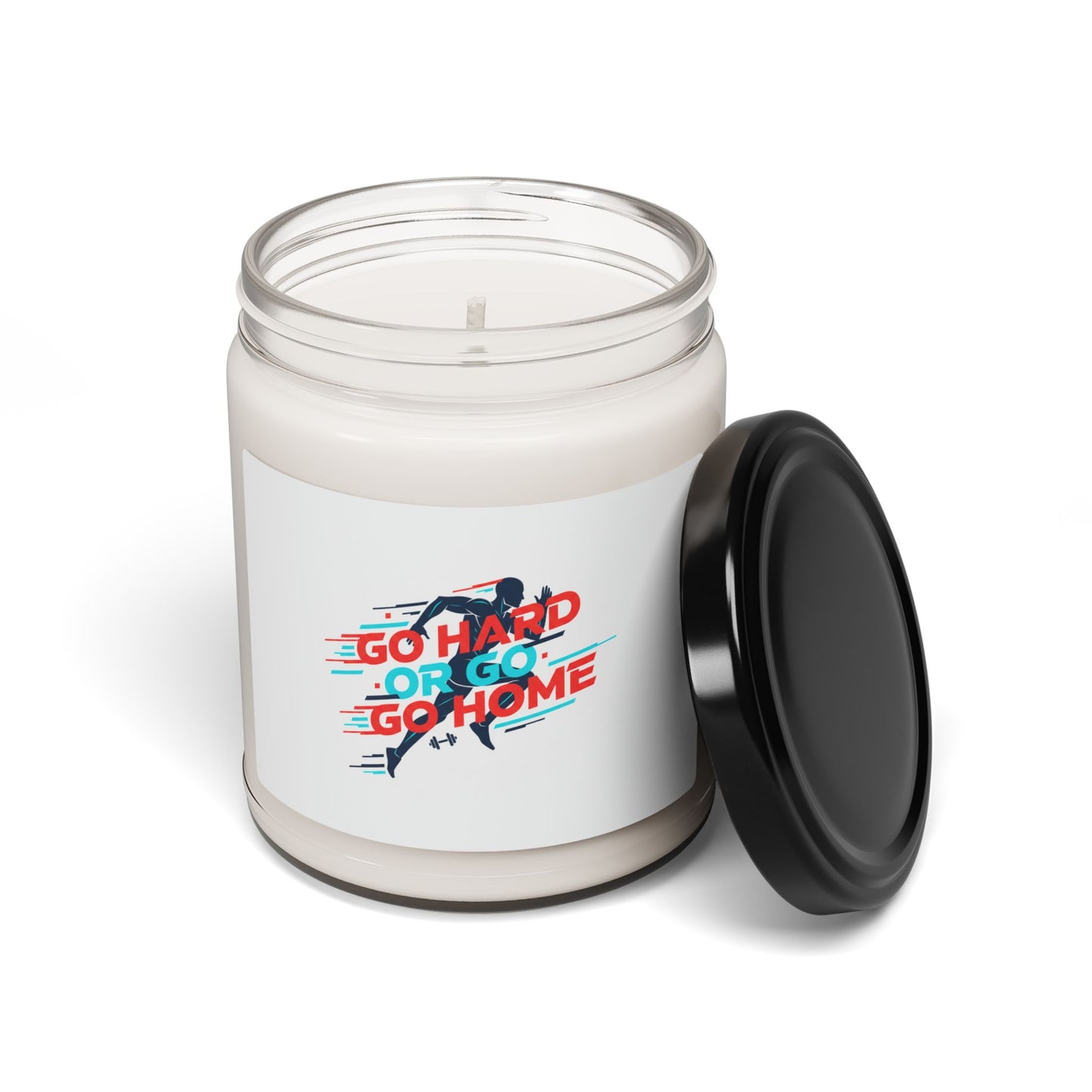 Go Hard or Go Home Candle | Scented Soy Candle, Fitness Motivation, Workout Mantra
