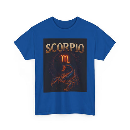 Scorpio Zodiac Unisex Heavy Cotton Tee, Astrology Shirt, Horoscope Gift, Birthday Gift, Unique Graphic Tee