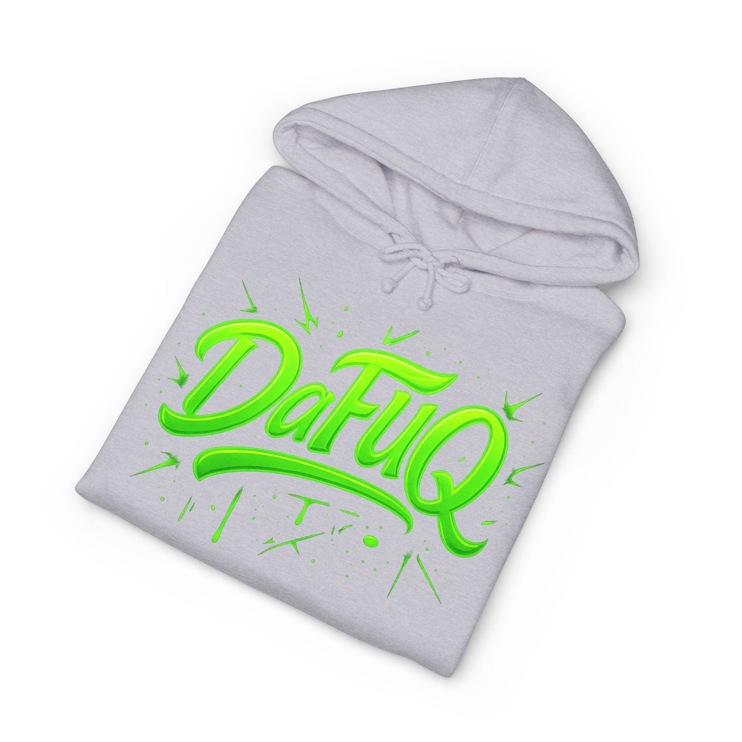 Neon “DaFUQ” Urban Movement Hoodie — Bold Vibrant Streetwear