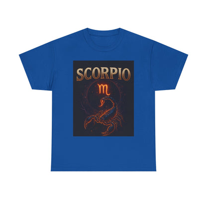 Scorpio Zodiac Unisex Heavy Cotton Tee, Astrology Shirt, Horoscope Gift, Birthday Gift, Unique Graphic Tee