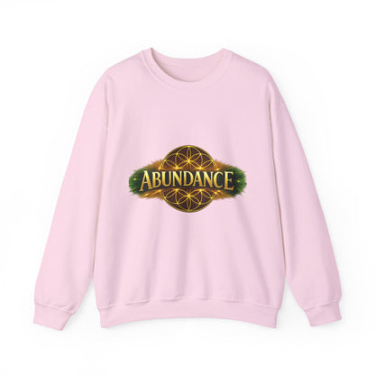 Abundance Crewneck Sweatshirt — Spiritual Flower of Life Design