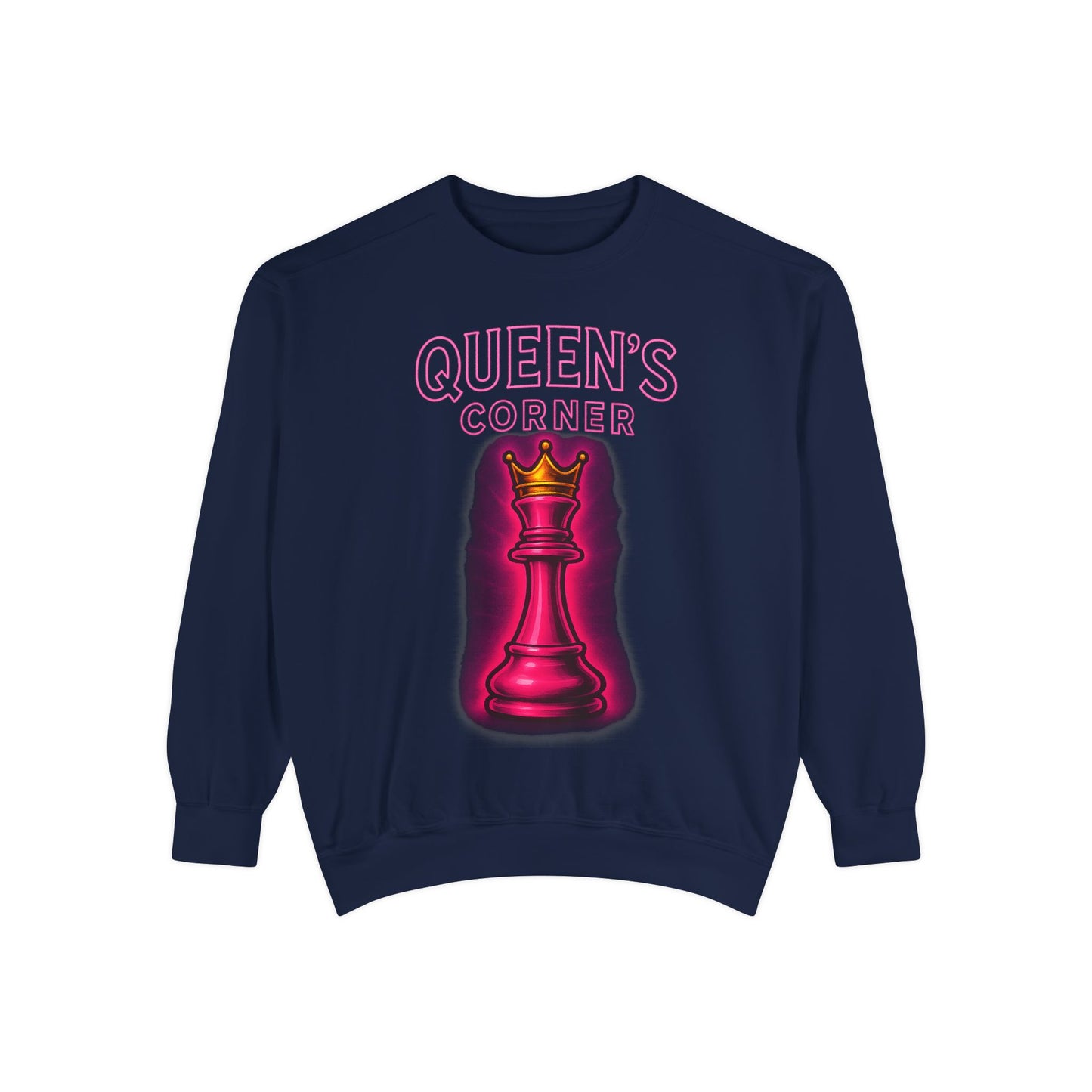 Sweatshirt - Queen's Corner Women Empowerment Chess Piece Design