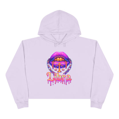 Libra Crop Hoodie | Astrology Fashion, Trendy Outerwear, Zodiac Gift, Comfortable Style, Horoscope Apparel