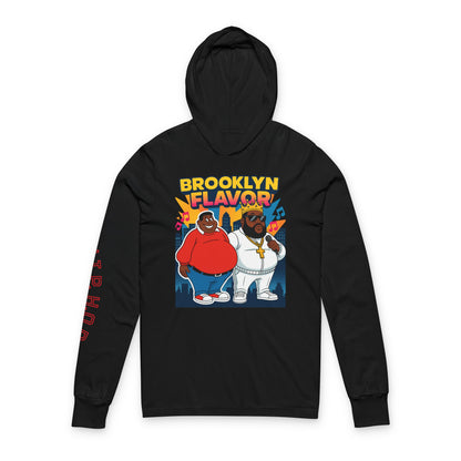 Brooklyn Flavor Graphic Hooded Long-Sleeve Tee
