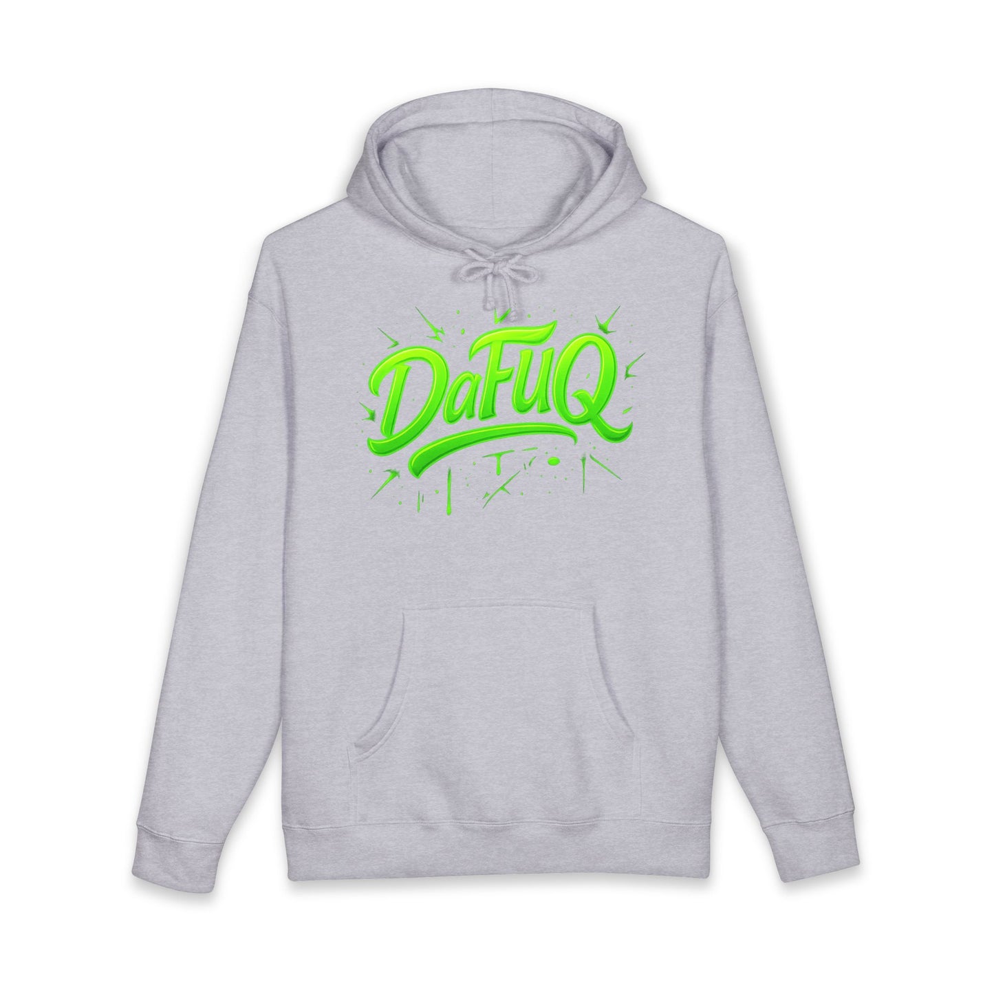 Neon “DaFUQ” Urban Movement Hoodie — Bold Vibrant Streetwear