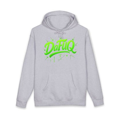 Neon “DaFUQ” Urban Movement Hoodie — Bold Vibrant Streetwear