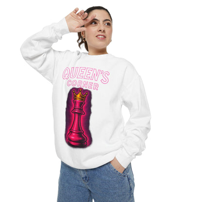 Sweatshirt - Queen's Corner Women Empowerment Chess Piece Design