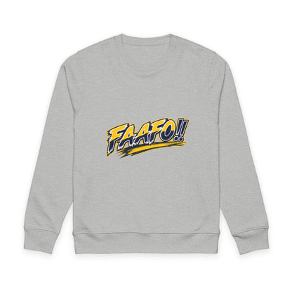 FAAF0!! Graphic Sweatshirt — Retro Comic Style