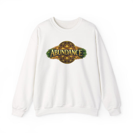 Abundance Crewneck Sweatshirt — Spiritual Prosperity Graphic Pullover
