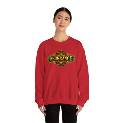 Abundance Crewneck Sweatshirt — Spiritual Prosperity Graphic Pullover