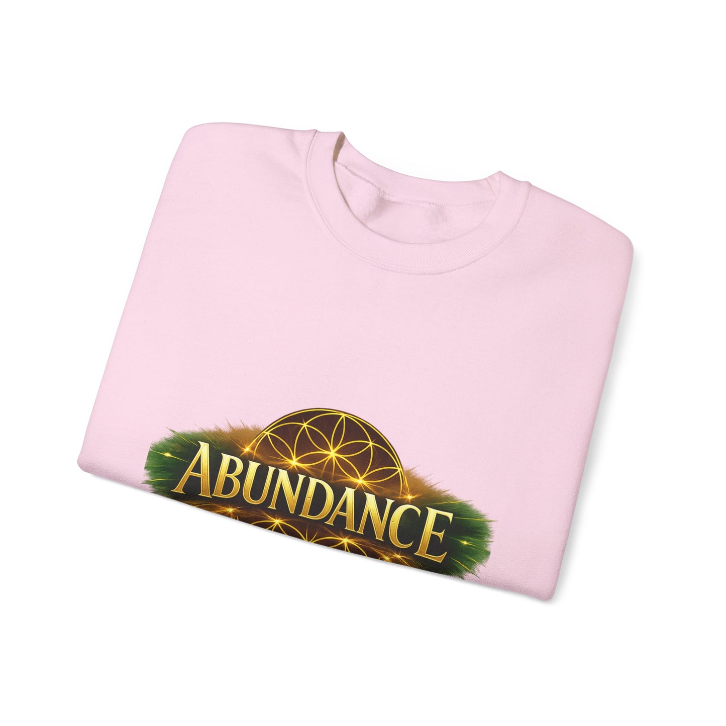 Abundance Crewneck Sweatshirt — Spiritual Flower of Life Design
