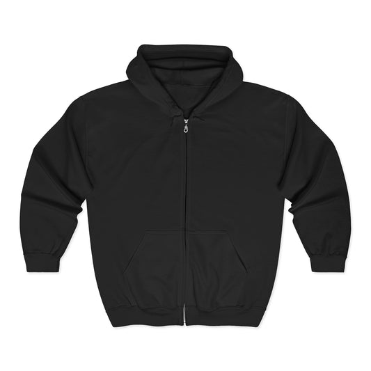 Cozy Unisex Full Zip Hoodie for All Seasons, Personalized Sweatshirt, Casual Lounge Wear, Gift for Her, Him, or Any Occasion