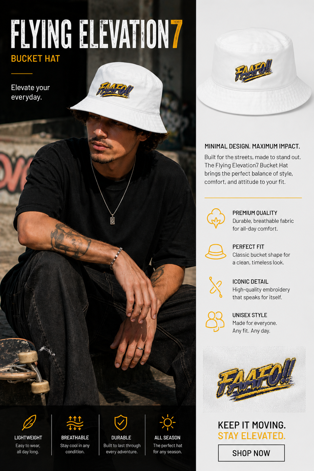FAAFO!! Michigan Bucket Hat — Championship Streetwear Edition